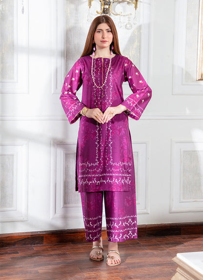 Elegant Maroon Printed 1 PC Shirt