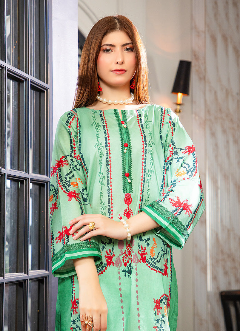 Classic Emerald Green Tunic 1 PC Shirt