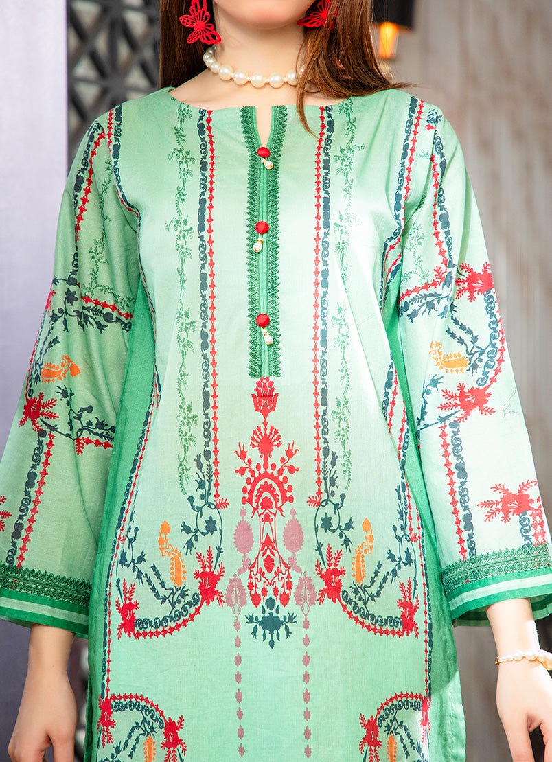 Classic Emerald Green Tunic 1 PC Shirt